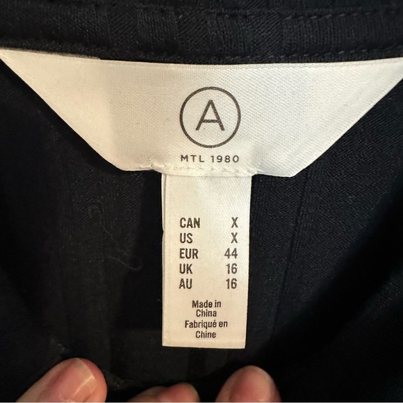 Addition Elle Navy Turtleneck Maxi Dress - Picture 3 of 3